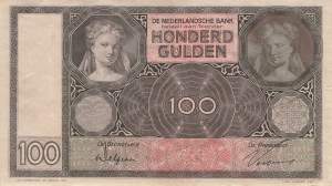 100 Gulden p51a-1 2,10.1930